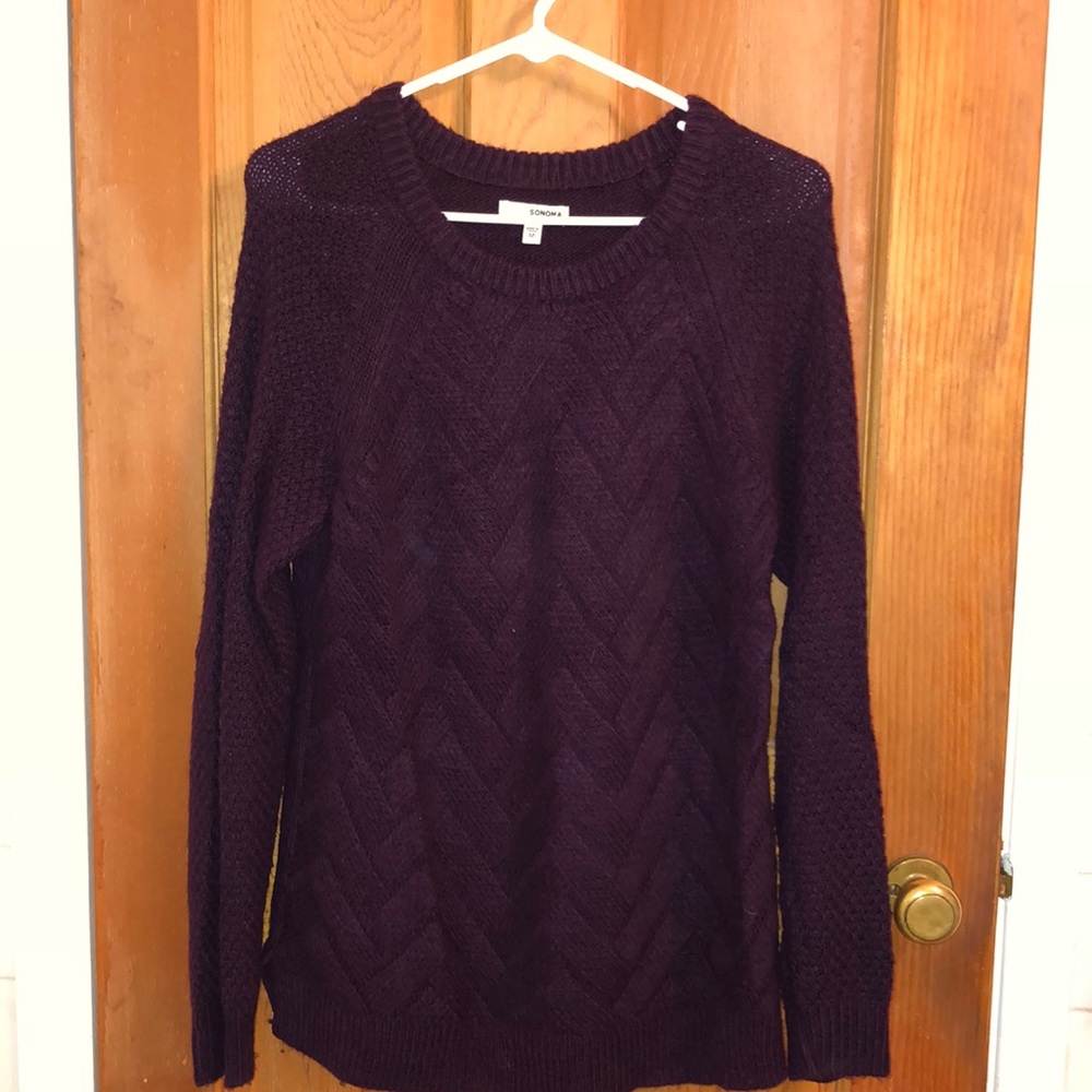 Sonoma purple sweater